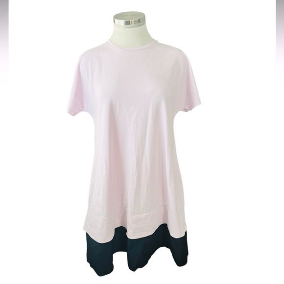 COS Dress With Contrast Hem Pink/Navy Size Small NWOT - Picture 9 of 10